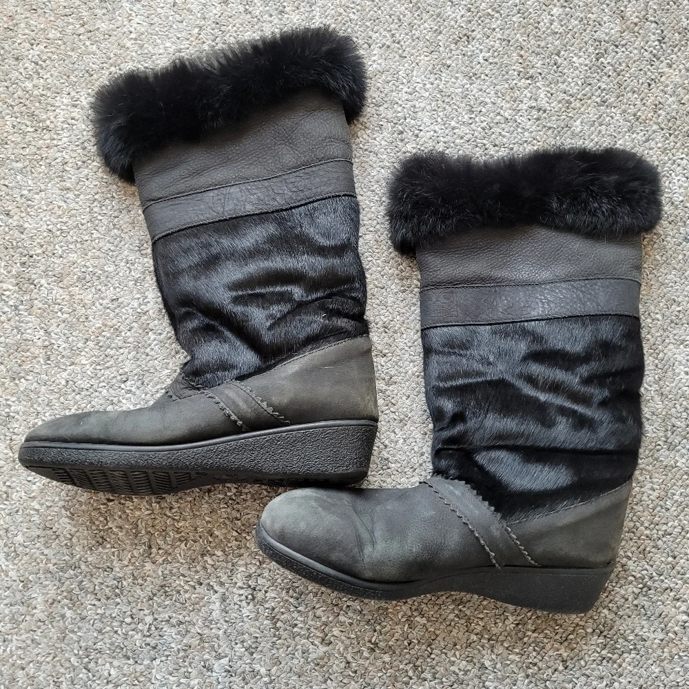Vintage Sorel Winter Wedge Boots - Picture 3 of 10